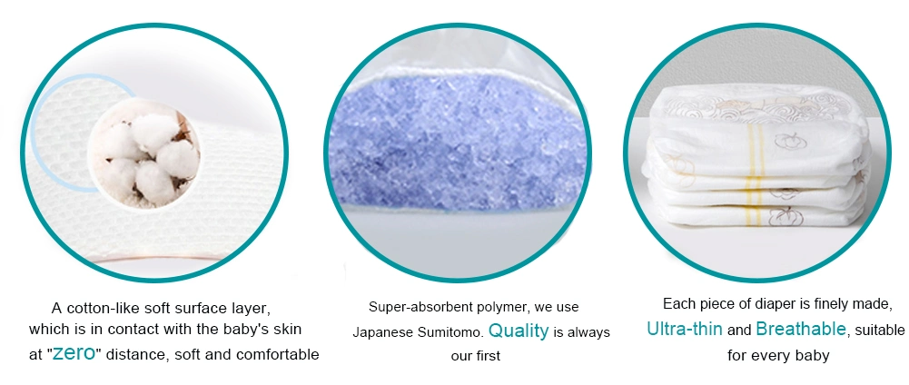 Free Sample Bamboo Diaper Wholesale A Grade Quality Brand Disposable Baby Diaper Pant Made in China