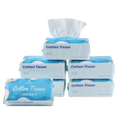 Chemical Free Unscented Soft Disposable Dry Wipes Face Clean Tissue