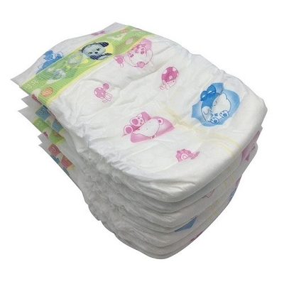 Cloth Like Breathable Backsheet Disposable Baby Diaper 700 800ml Absorbency