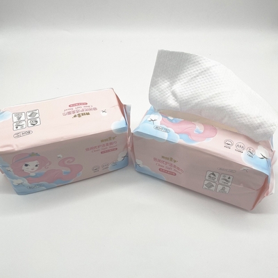 Customized Label Biodegradable Soft Dry Wipes Disposable For Baby Adult