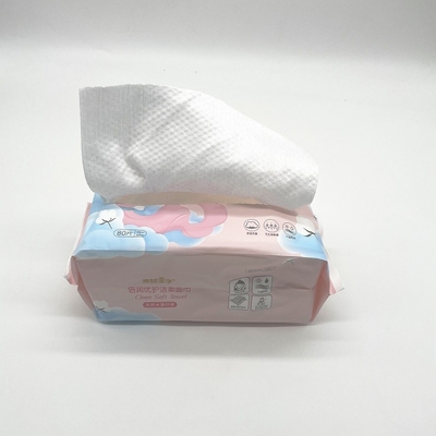 Customized Label Biodegradable Soft Dry Wipes Disposable For Baby Adult