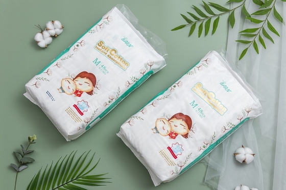Super Dry Surface Disposable Baby Diapers Highly Absorbent