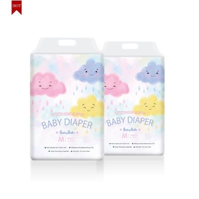 Ultra Thin Free Sample Baby Diapers Nappies Accept Custom Order