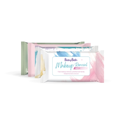 Makeup Remover Face Cleansing Wipes Hypoallergenic Wet Tissue Disposable