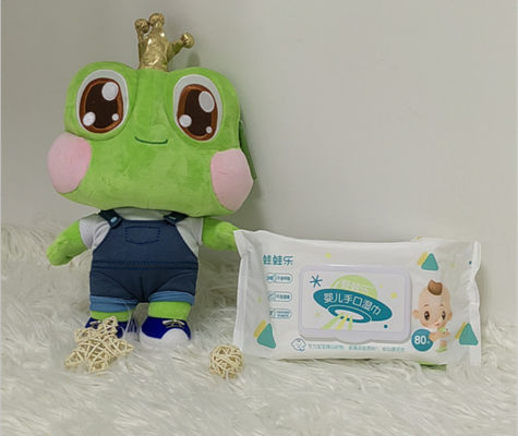 Gentle Unscented Soft Cotton Disposable Wet Wipes For Sensitive Newborn Non Alcoholic