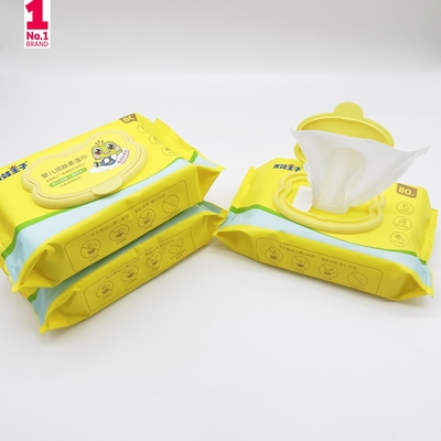 Sensitive Newborn Baby Cotton Water Wipes Biodegradable Unscented