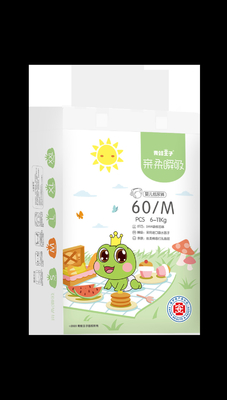 High Absorption Disposable Baby Diaper Breathable Dry And Soft Surface Layer