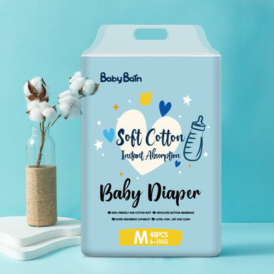Super Absorption Disposable Baby Diapers Soft breathable