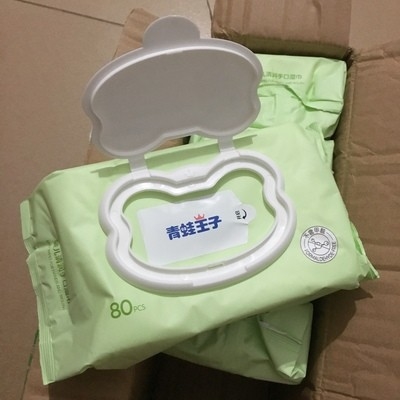 Cartoon Style Organic Sensitive Skin Baby Wet Wipes Custom Packed 1 To 100pc