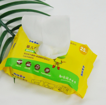 Wet Tissue 80 Count Soft Non Woven Baby Wipes With Lid For Disposable Wet Wipes