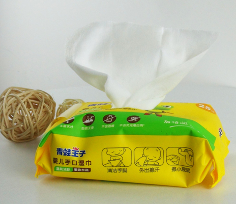 Wet Tissue 80 Count Soft Non Woven Baby Wipes With Lid For Disposable Wet Wipes