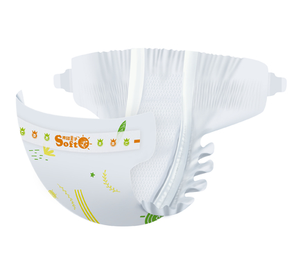 Non Woven Disposable Baby Diaper Pants Soft Breathable Anti Leak