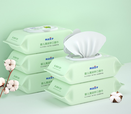 Sensitive Newborn Bamboo Fiber Wet Baby Wipes Skin Natural Care