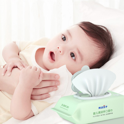 Sensitive Newborn Bamboo Fiber Wet Baby Wipes Skin Natural Care
