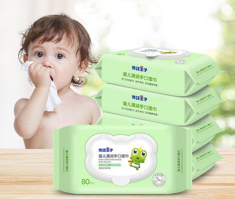Sensitive Newborn Bamboo Fiber Wet Baby Wipes Skin Natural Care