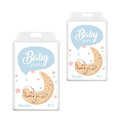 Non Woven Disposable Baby Diaper 3D leak preventation Soft breathable