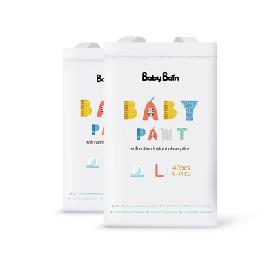 OEM Soft Cotton Training Pants Care Baby Diaper Pants A Grade