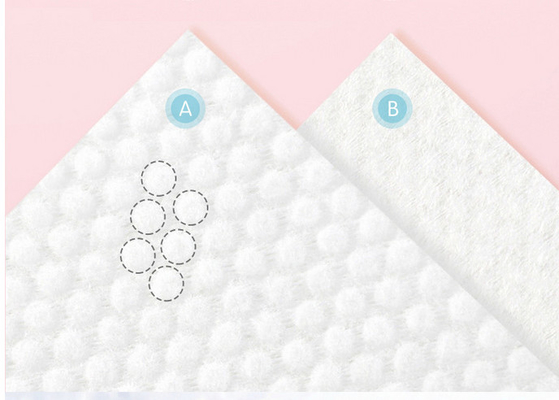 Custom Soft Cotton Disposable Daily Cleansing Facial Towelettes For Dry And Wet Using