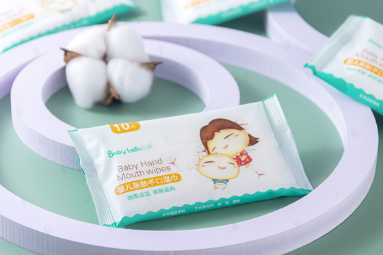 Natural Organic Disposable Travel Cleaning Baby Wet Wipes Biodegradable