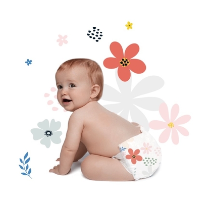 Super Absorbent Quick Dry Baby Diapers with 3D Leak Prevention Channel