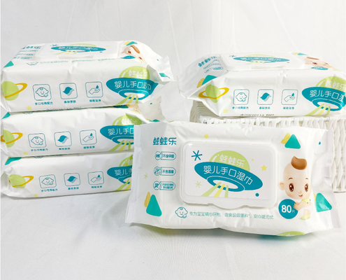 OEM Mini Wet Wipes Pouch Portable 10 Pieces Children'S Disposable Wet Wipes