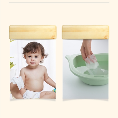 100 PCS Customized Organic Cotton Disposable Dry Wipe Soft Cotton Dry Wet Wipe