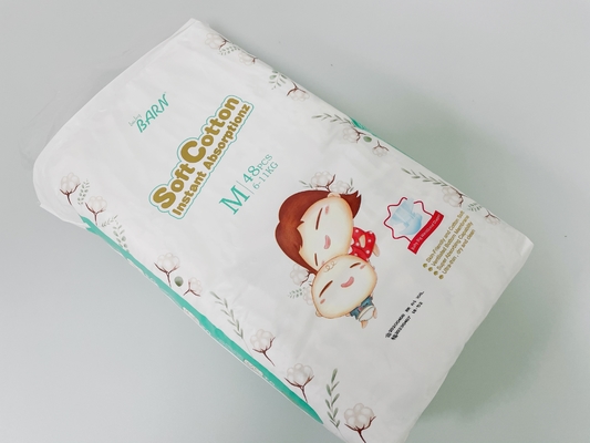 Stock Lot Baby Diapers Nappies Super Soft Absorption Disposable Baby Diaper