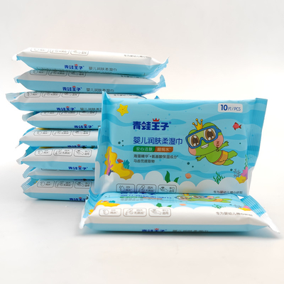 NFree sample Custom luxury Bamboo Natural Fabric Biodegradable baby wet wipes tissue