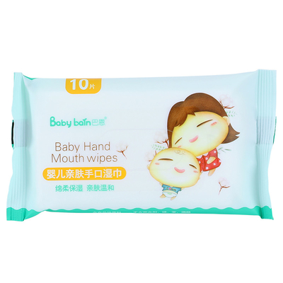 Customized private label little bag wet towels Disposable push cleaning magical baby wet wipes
