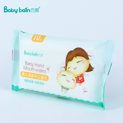 Customized private label little bag wet towels Disposable push cleaning magical baby wet wipes