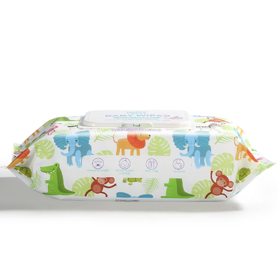 Baby Organic Ultra Softly Disposable Wet Wipes Alcohol Free Customized OEM