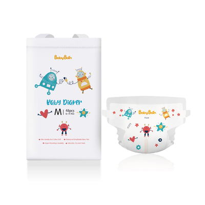Doubled Hydrophobic Non Woven Fabric Pull Up Baby Diapers Spunlace Material
