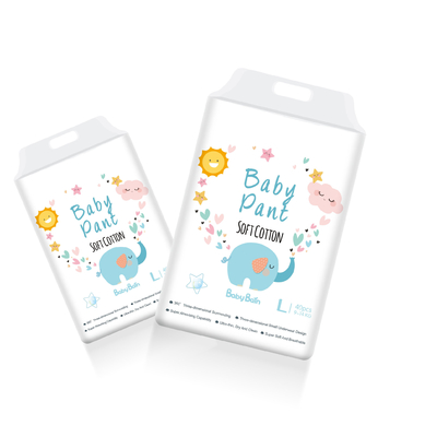 Custom Non Woven Fabrics Disposable Baby Diapers 500-1000ml Absorbency