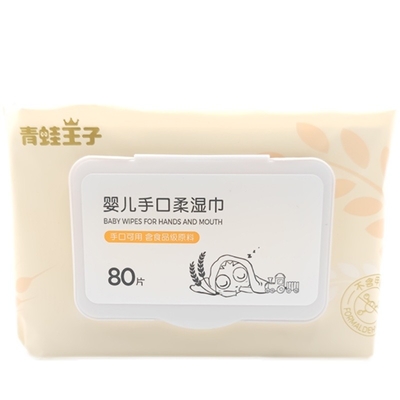 Sensitive Skin Care ECO Friendly Biodegradable Wet Baby Wipes Plant-Based Bamboo Fiber