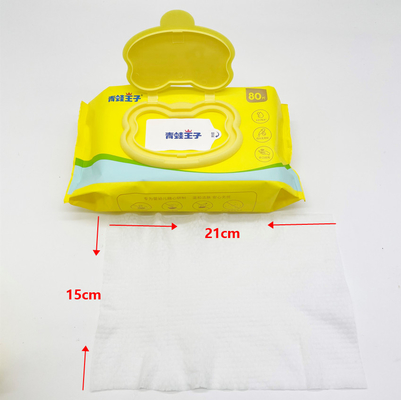 Warmer Softly Formula Baby Disposable Wet Tissue With Clean Water Unscented Smell