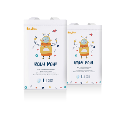 Non Woven Fabric Custom Baby Dipers Skin Friendly Disposable Diapers