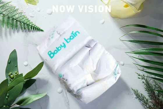 Custom Clothlike Backsheet Disposable Baby Diaper Printed with 3D Channel