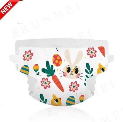 Super Softy Disposable Baby Diaper With Glue Wetness Indicator