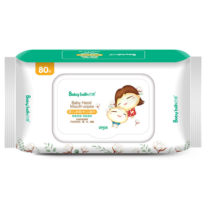 Disposable Private Label Sensitive OEM Water Wet Wipes Baby Hand Mouth Cleaning