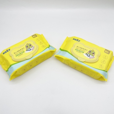 100ct Natural Fabric Biodegradable baby wet wipes organin freshable