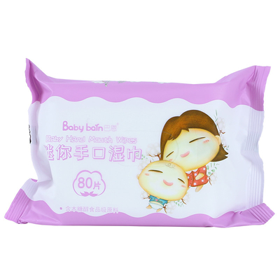 Happy and nice Unscented disposable baby wipes For Hands Face China Factory Wet Wipes