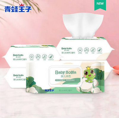 Wholesale Soft Fragrance Free Newborn Baby Wet Wipe Sensitive Skin Wipes for Cleaning