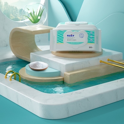 Wholesale High Quality 80 Pcs Unscented Water wipes Baby Wet Wipes for Sensitive