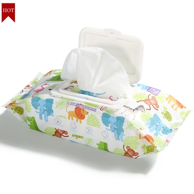 Wholesale High Quality 80 Pcs Unscented Water wipes Baby Wet Wipes for Sensitive