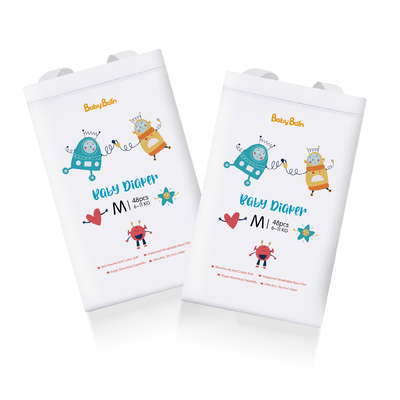 Hot Sale Affordable price Baby Diaper High Absorption Breathable Film Disposable Baby Nappy