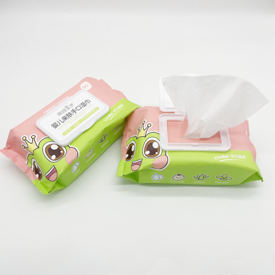 80Pcs Organic Baby Wet Wipes With Plastic Cap Unscent Alcohol Free