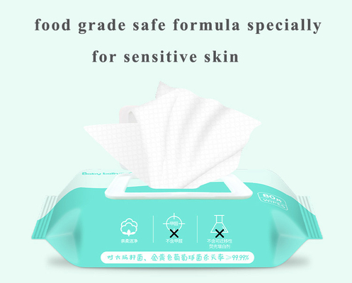 Organic 99% Water Baby Wipes Private Label Non Woven Fabric Baby Wet Wipes
