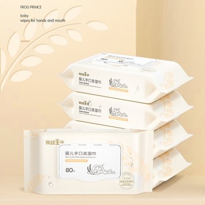 Custom Disposable Spunlace Non Woven Tissue Paper Baby Thick Wet Wipes