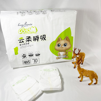 Biodegradable Disposable Cloth Cotton Material Color Print PE