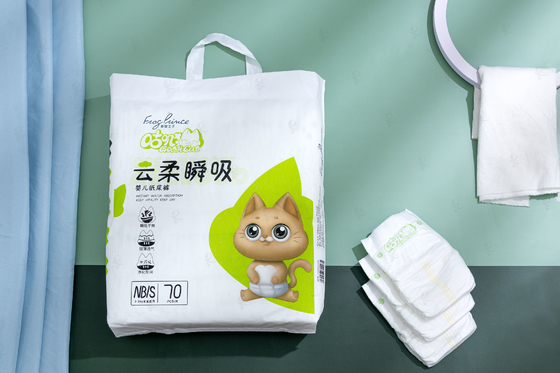 Breathable Surface Grade A Disposable Baby Diaper Nappies